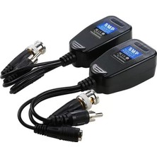 Hubrendy Sh Powermaster Bnc To RJ45 Video Balun - Power - Audio Konnektör PM-3899PVA