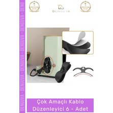 Denguva Özel Üretim Bilgisayar Notebook Şarj Kablosu Mutfak Çok Amaçlı Kablo Sarma Düzenleyici 6 Adet