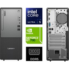 Lenovo Thinkcentre Neo 50T Gen 6 Ultra 5 225 13BD007UTR-K139 64GB 2tb+2tb Gt 730 2gb Freedos Masaüstü Bilgisayar
