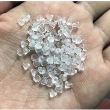 Alitaha Bijuteri Plastik Küpe Pistonu 200 Adet 100 Çift