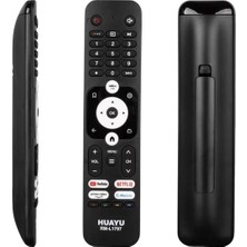 Hubrendy Sh Huayu RM-L1797 Haier Youtube-Netflix-Prime Video Tuşlu Lcd-Led Tv Kumanda