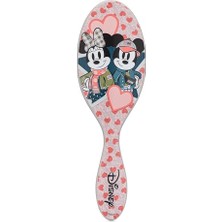 Toptan Budur Orijinal Detangler Saç Fırçası, Mickey & Minnie (Disney Love), Ultra Yumuşak Intelliflex Kılla