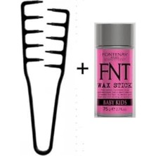 Toptan Budur Hair Wax Stick 75 G, Saç Sabitleyici Baby Kıds + Mucizevi Tarak 2'li Set