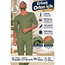 Herşey Trend Erkek Orlon Içlik Uzun Kol Çağla Yeşili – Standart Beden – M 4010