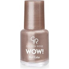 Toptan Budur Wow Nail Color No: 46, Parlak Bitişli Mini Oje 6 ml