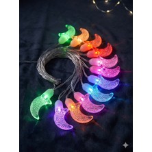 baytoptan USB Kablolu Dekoratif Renkli Işık Ay LED Lamba 3 Metre