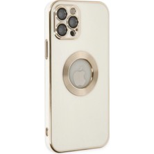 Toptan Budur Apple iPhone 12 Pro Max Kılıf Store Silikon - Beyaz