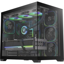 Bitfenix Best 750W 80+ Atx3.1 Bronze Psu 4X120MM Frgb Fan Atx Temperli Cam Siyah Gaming (Oyuncu) Kasa
