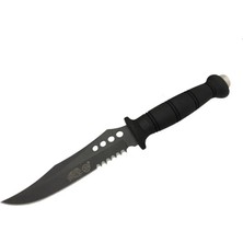 Dorasan Sr S008B Lejyoner Tırtıklı Outdoor Bıçağı 29 cm - Kauçuk Sap, Perçinli