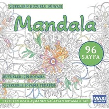 Çiçeklerin Huzurlu Dünyası Mandala