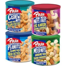 Tech Butiq Paşa Kuruyemiş Seti – Tuzlu Karışık, Kaju, Yer Fıstığı, Naturel Mix – 630 gr