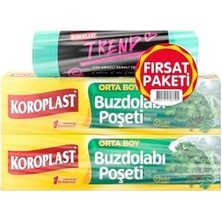 Orta Boy Buzdolabı Poşeti 20'li + Orta Boy Büzgülü Çöp Torbası 10'lu x 1, Sızdırmaz Mutfak Buzdolabı Poşeti Gıda Saklama Torbası 10X10 Cm, Yırtılmaz V