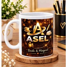 Asel Kişiye Özel Baskılı Kupa Bardak