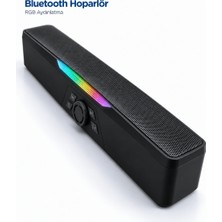 Masa Dostu USB Bellek Bataryalı Kablosuz Masaüstü Hoparlör Siyah Tdms-07