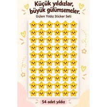 Hanelia Art Gülen Yıldız Sticker Seti 54 Adet – 1 Sayfa | Öğrenci Ödüllendirme, Ödev Takibi ve Defter Süsleme