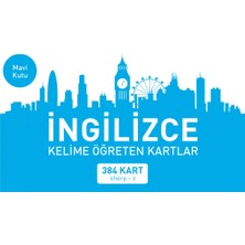 Mavi Kelebek Yayınları Ingilizce Kelime Öğreten Kartlar Mavi Kutu (Sharp-Z)