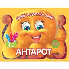 Parıltı Yayınları Şekilli Hayvanlar Serisi - Ahtapot