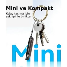 Str Store Katlanabilir Standlı Type-C To Type-C Adaptör Taşınabilir Mini Dock Şarj ve Veri Dönüştürücü Anahtarlık Tasarım 240W Hızlı Şarj Destekli