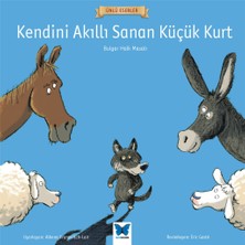 Mavi Kelebek Yayınları Ünlü Eserler - Kendini Akıllı Sanan Küçük Kurt
