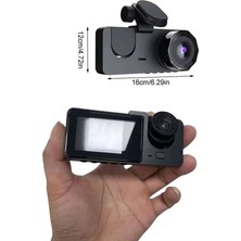 Str Store Araç Içi Dikiz Kamerası Sürüş Kaydedici 3 Lensli Dvr Kamera