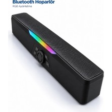Zenviaa USB Bellek Bataryalı Kablosuz Masaüstü Hoparlör Siyah ZNV20245