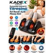 RK Cosmetics Kadex Kumandalı Isıtmalı Titreşimli Kol Bacak Ayak Masaj Aleti – Çok Fonksiyonlu Masaj Cihazı