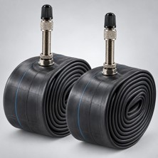 Heugers 20X1.50 - 1.90 Hollanda (Dunlop) Siboplu Bisiklet Iç Lastik Seti (2 Adet + Dönüştürücü Hediyeli)