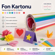 Str Store Rulo Fon Kartonu 48X68 cm – 10 Renkli, 120 Gr/m², 10'lu Set