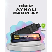 Birsence 1080P Çift Kameralı Dokunmatik Dikiz Aynası G Sensörlü