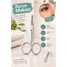 Sevora Home Burun Kılı ve Kulak Kılı Temizleme Makası Paslanmaz Çelik