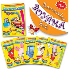 Yumurcak Yayınları Kavramlar Boyama Seti (6 Kitap Takım)