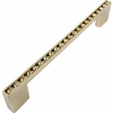 Str Store Sıralı Taşlı Lama Kulp 128MM Inoks (2 Adet)