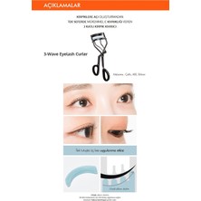 Str Store 3 Kat Güçlü Kirpik Kıvırıcı 3-Wave Eyelash Curler
