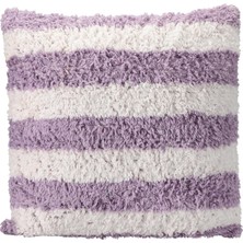 Str Store Pop Stripe Dokuma Yastık Lila 45X45CM