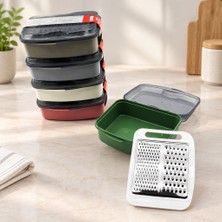 Str Store Metal Rende Plastik Kapaklı Hazneli 2in1