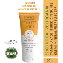Str Store %100 Doğal Bebek Güneş Kremi Leke Karşıtı Mineral Filtreli Yüksek Koruma SPF50 Uva Uvb 50 ml