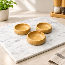 Str Store 3 Parça Bambu Çerezlik Seti