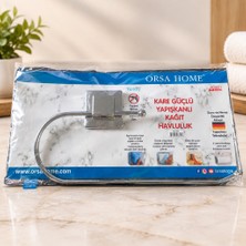 Str Store Yapışkanlı Metal Oval Açıklıklı Kağıt Havluluk Askısı