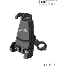 Str Store CT-M07 Telefon Tutucu Titreşim Önleyici Motosiklet Gidon Ayna Montajlı Siyah Su Geçirmez