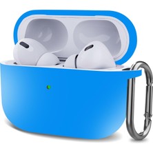 Str Store Airpods 3 Nesil Için Kılıf Içi Süet Darbelere Dayanıklı Parmak Izi Karşıtı Magsafe Şarj ile Uyumlu Apple Airpods 3 Nesil Uyumlu Kılıf (Mavi)