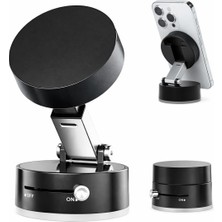 Str Store Caselka Vakumlu Kilitli Araç Içi Telefon Tutucukatlanabilir Tasarım Torpido Cam Konsol Masaüstü Tekrar Takılabilir Güçlü Neodimyum Mıknatıslı 360 Derece Çok Açılı Ayarlanabilir