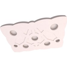 Motifpiyer Hazır Spotlu Tavan Paneli Dalga Serisi Modern LED Uyumlu-Tavan Göbeği/rectangle