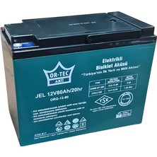 Or-Tec 12V 80AH Jel Elektrikli Bisiklet Aküsü Org-12-80