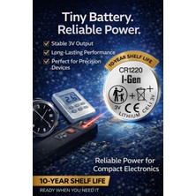 Str Store Batteries CR1220 Lityum Düğme Pil 3V 1220 5'li Paket
