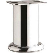 Elovias Eroğlu 15cm Metal Krom Ayak Çap 51mm Mobilya Ayağı (401-05-15-18)