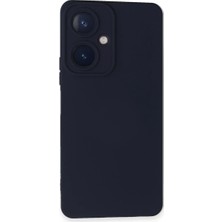 Str Store Vivo Y27 Kılıf Nano Içi Kadife Silikon - Lacivert