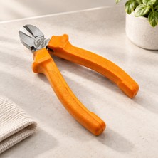 Efnaz Style 160 mm Dövme Çelik Yan Keski Turuncu Plastik Saplı