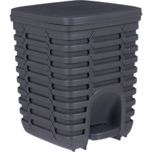 Str Store Palm Pedallı Çöp Kovası, Antrasit/gri, 9 Lt
