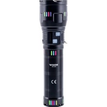 WS-1150 Uzun Menzilli 60 Watt 5500 Lümen Profesyonel Güçlü El Feneri