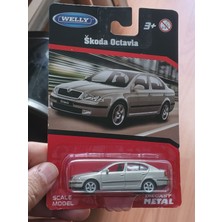Welly 1:64 Ölçek Metal Skoda Octavia